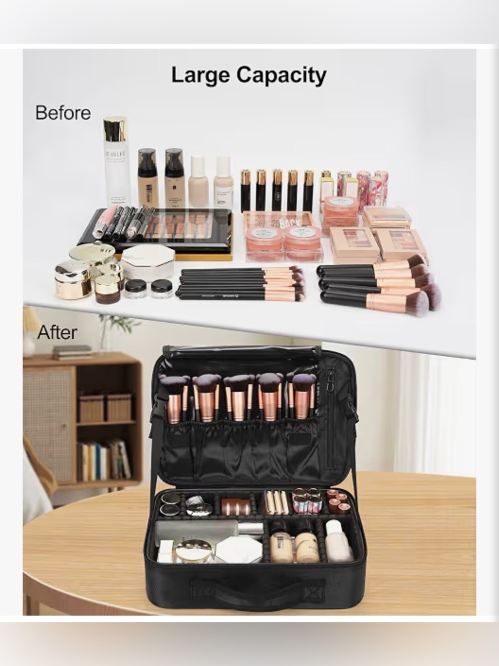 Black Relavel Makeup Organizer - Picture 6 of 10